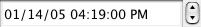 Screenshot of a Macintosh style date time editing widget