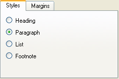 Screenshot of a Windows XP style tab widget